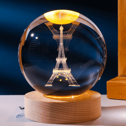 Crystal ball lamp