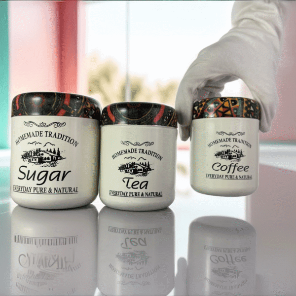 Arabian Stainless Steel canister - Image 2